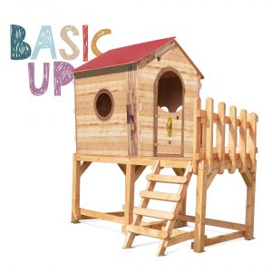 casetta palafitta in legno per bambini a tema Basica