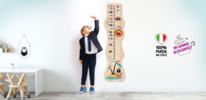 metri misurabimbo in legno con fotografie personalizzabile